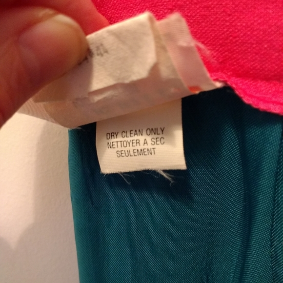 Vintage raw silk skirt, size7/8 - Picture 6 of 8